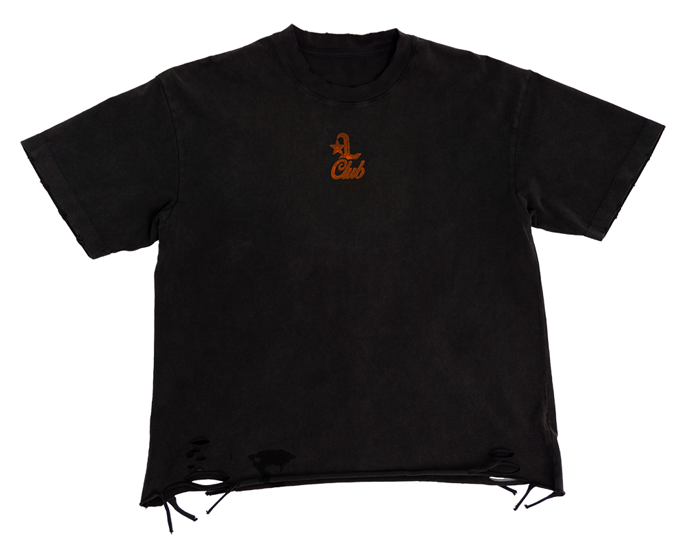 "LIES CLUB" DISTRESSED TEE