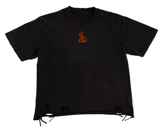 "LIES CLUB" DISTRESSED TEE